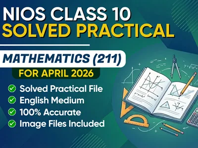 NIOS CLASS 10 Mathematics (211) Solved Practical English Medium | April 2026 Public Exam