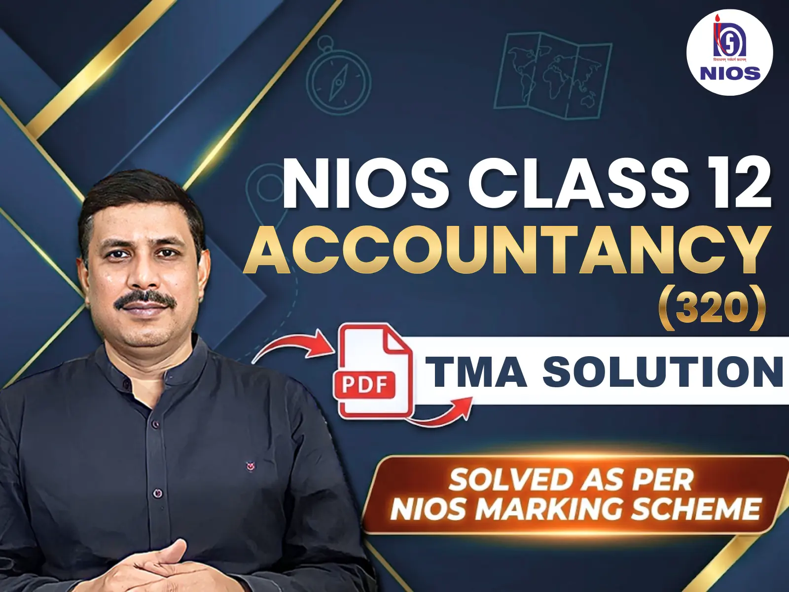 NIOS CLASS 12TH Accountancy (320) TMA Solution PDF | April 2026 Public Exam