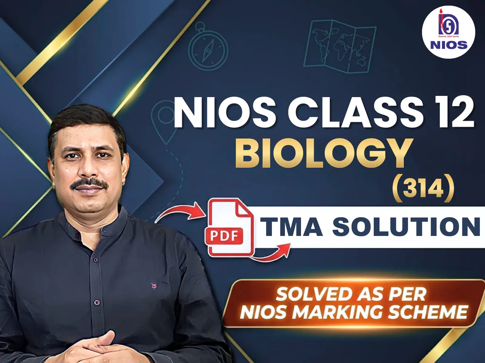 NIOS CLASS 12TH Biology (314) TMA Solution PDF | April 2026 Public Exam