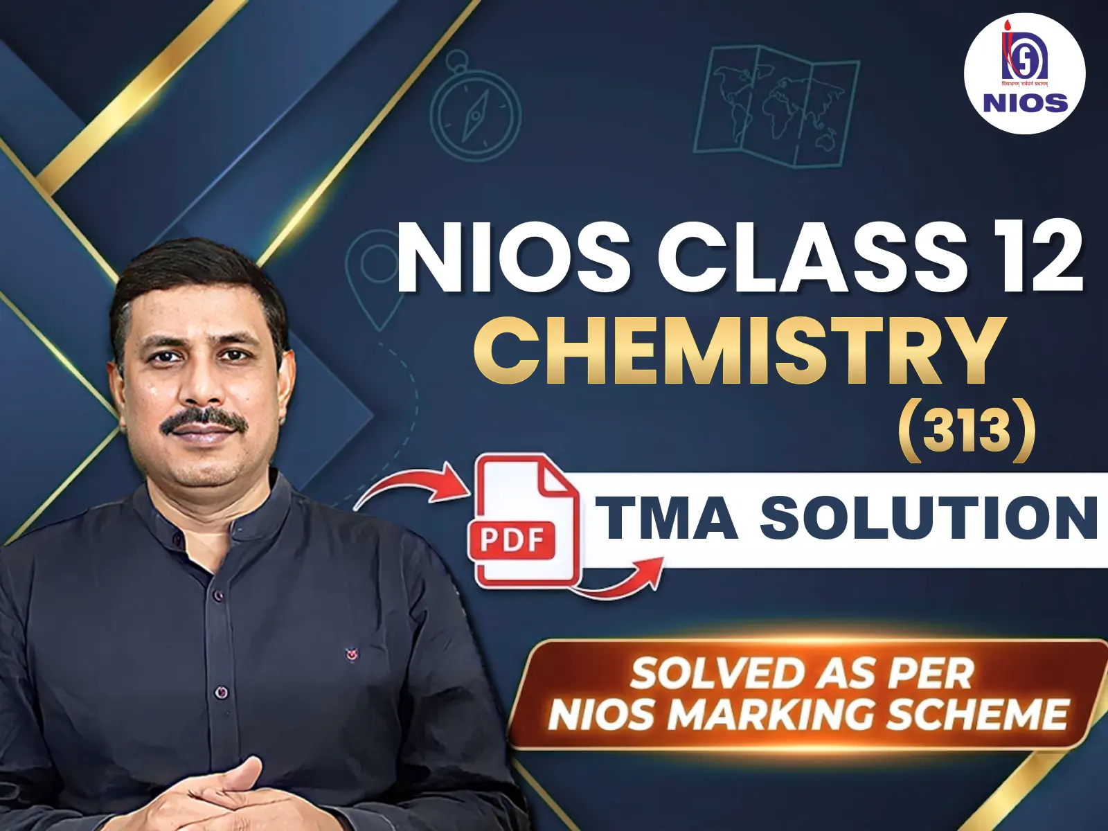 NIOS CLASS 12TH Chemistry (313) TMA Solution PDF | April 2026 Public Exam