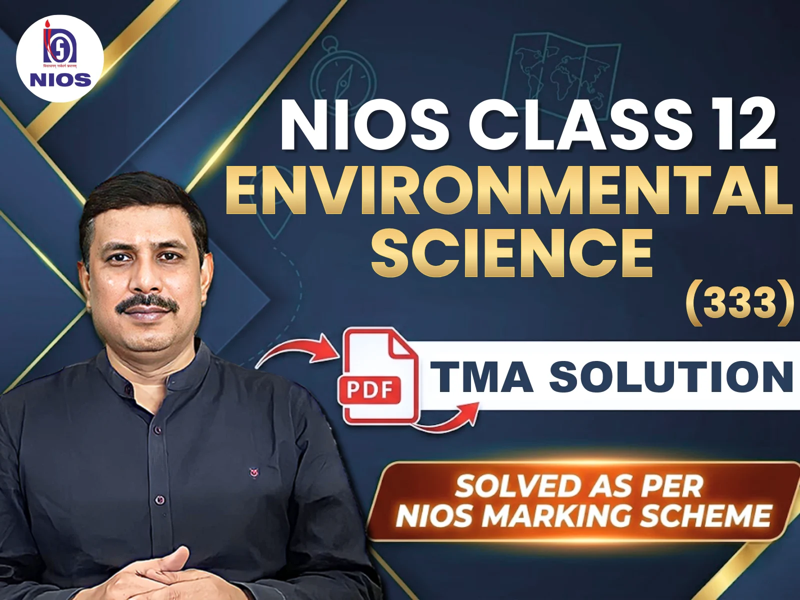 NIOS CLASS 12TH Environmental Science (333) TMA Solution PDF | April 2026 Public Exam