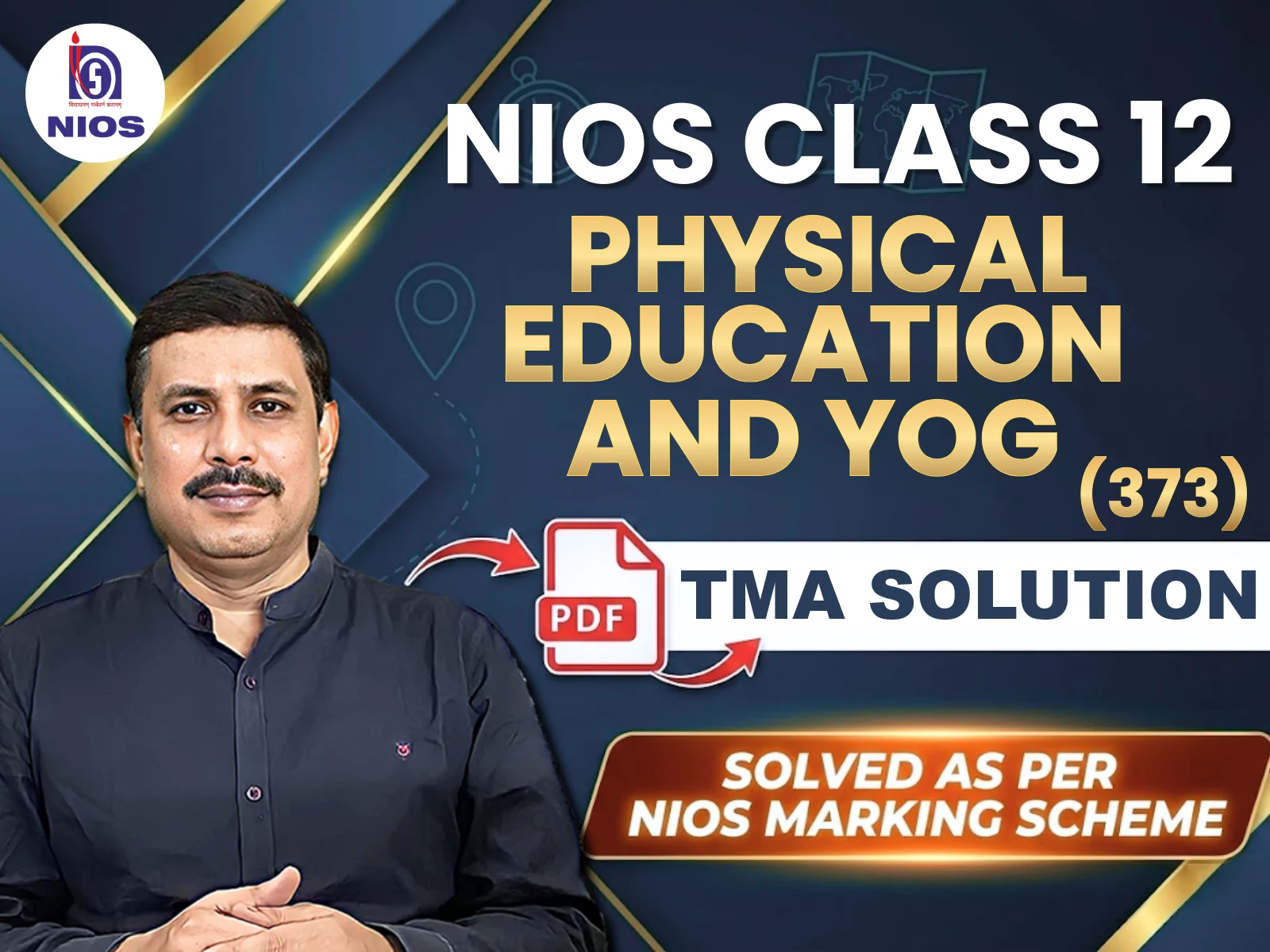 NIOS CLASS 12TH Physical Education & Yog (373) TMA Solution PDF | April 2026 Public Exam