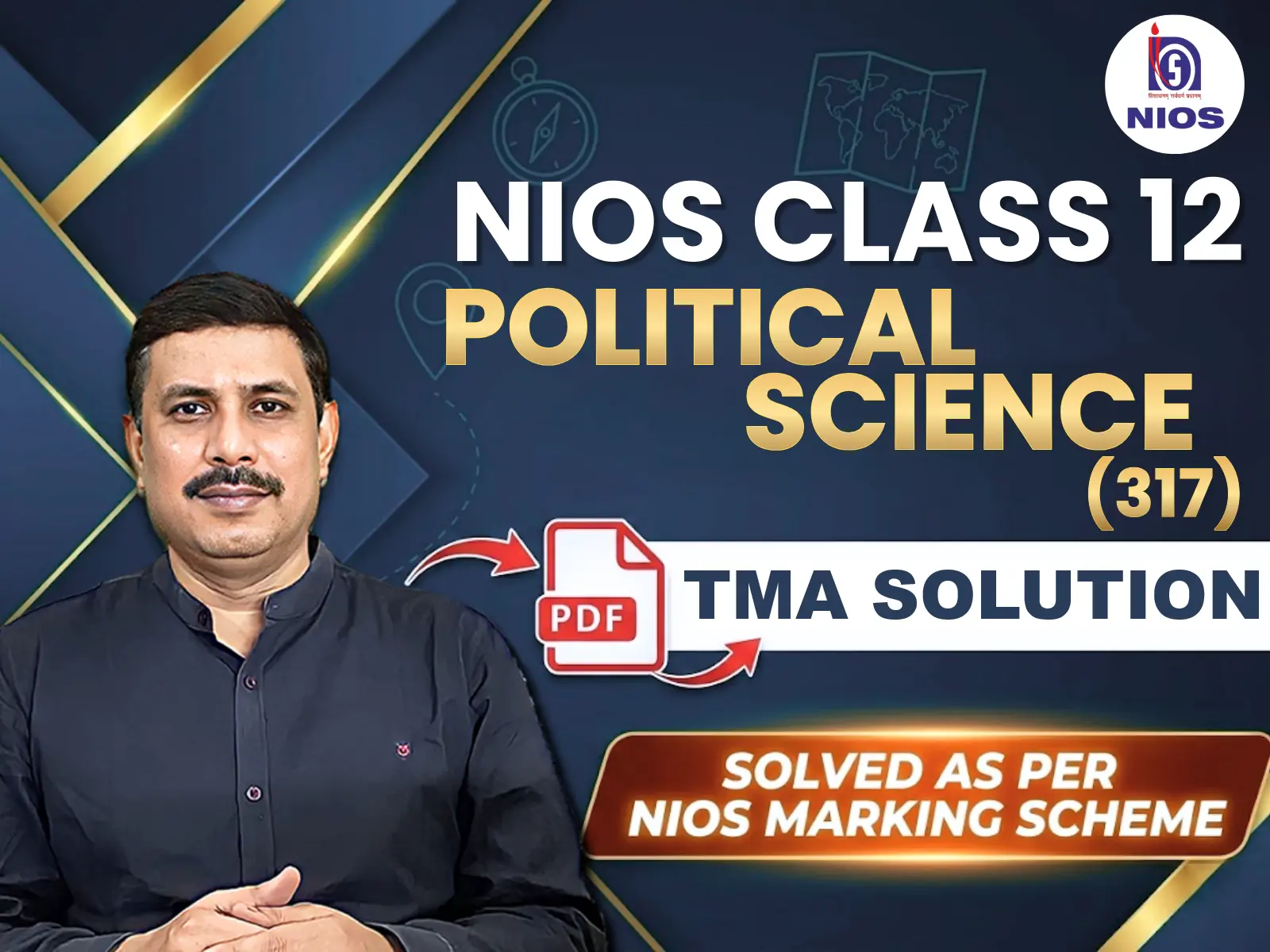 NIOS CLASS 12TH Political Science (317) TMA Solution PDF | April 2026 Public Exam