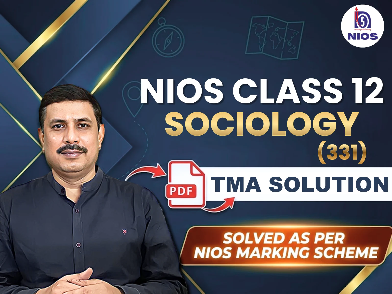NIOS CLASS 12TH Sociology (331) TMA Solution PDF | April 2026 Public Exam